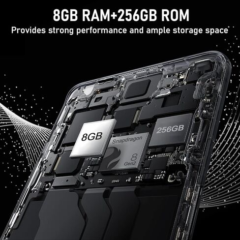 Unlocked Phone C20 PRO Android Cell Phone 8GB+256GB 13MP+50MP Camera, 6800mAh Large Battery, Unique Appearance Design, 4G Dual SIM (White) in Saudi Arabia