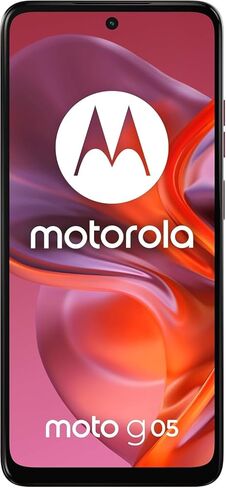 موتورولا موتو G05 XT2523-2 ثنائي شريحة الاتصال 128 جيجا + 4 جيجا رام (GSM فقط | لا يوجد CDMA) هاتف ذكي GSM مفتوح 4G/LTE (لهاتف T-Mobile، Metro، Tello، Mint، Ultra) الطراز العالمي - (أحمر) in Kuwait