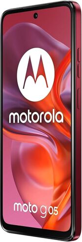 موتورولا موتو G05 XT2523-2 ثنائي شريحة الاتصال 128 جيجا + 4 جيجا رام (GSM فقط | لا يوجد CDMA) هاتف ذكي GSM مفتوح 4G/LTE (لهاتف T-Mobile، Metro، Tello، Mint، Ultra) الطراز العالمي - (أحمر) in Kuwait
