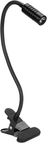 on Reading Light for Books in Bed, Eye-Caring 3 Color Temperatures Stepless Dimming, 360° Flexible Gooseneck, USB Rechargeable Desk Lamp for Reading, Studying, Working, Black in Saudi Arabia
