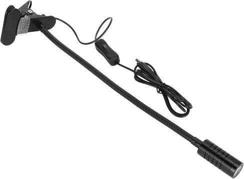 on Reading Light for Books in Bed, Eye-Caring 3 Color Temperatures Stepless Dimming, 360° Flexible Gooseneck, USB Rechargeable Desk Lamp for Reading, Studying, Working, Black in Saudi Arabia