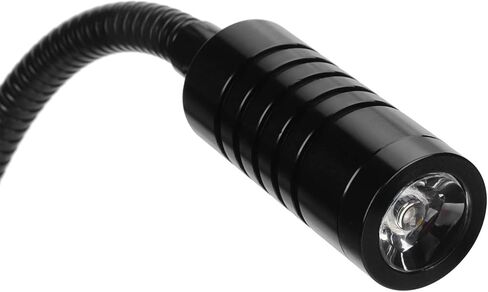 on Reading Light for Books in Bed, Eye-Caring 3 Color Temperatures Stepless Dimming, 360° Flexible Gooseneck, USB Rechargeable Desk Lamp for Reading, Studying, Working, Black in Saudi Arabia