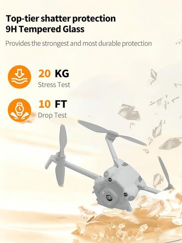 مجموعتان لواقي عدسة DJI Mini 5 Pro، طبقة عدسة زجاجية مقواة 9H، شفافة عالية الوضوح ومقاومة للخدش وخالية من الفقاعات. in Kuwait
