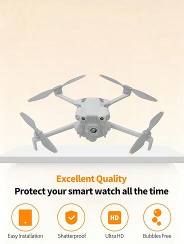 مجموعتان لواقي عدسة DJI Mini 5 Pro، طبقة عدسة زجاجية مقواة 9H، شفافة عالية الوضوح ومقاومة للخدش وخالية من الفقاعات. in Kuwait