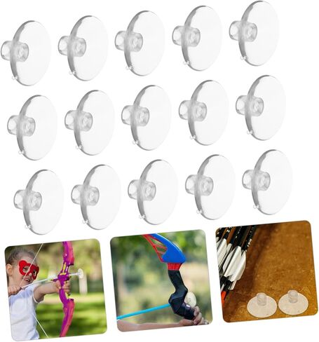 Yardwe 50pcs Suction Cup Arrow Tips: Soft Rubber Arrowheads for Kids Archery - Safe Arrow Tips - Enhancing Accuracy and Promoting Parent-Child Interaction in Saudi Arabia