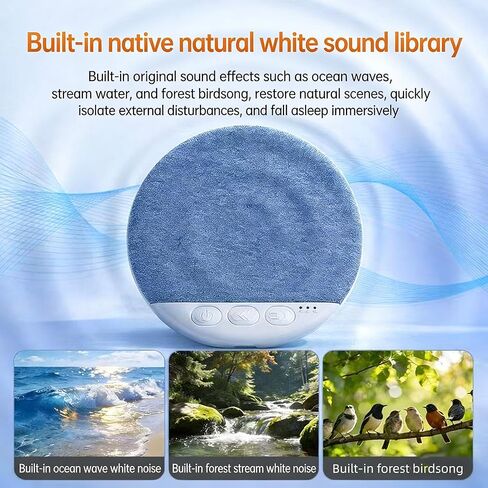 Pillow Bluetooth Speaker for Sleeping - Under Pillow, Sleep Timer, White Noise, 48H Battery, Type-C, Hi-Fi Sound, Private Listening in Saudi Arabia