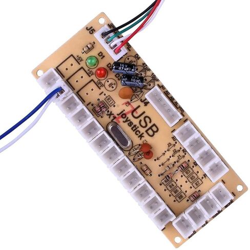 DBEIXIWEI لتقوم بها بنفسك صفر تأخير ممر USB التشفير مجلس كابل مجموعة إلى عصا التحكم لأجزاء الكمبيوتر Mame Jamma in Kuwait
