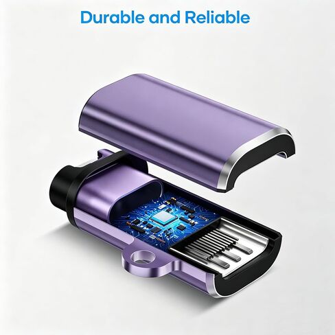 محول كابل شاحن USB C إلى Garmin 3 حزم، محول شحن من النوع C لـ Garmin Fenix ​​8/7/7X/7S/6، Vivoactive 5/4S، Venu 3/3S/2S/SQ، Forerunner 165/965/955/945/265/55/45 (أرجواني) in Kuwait