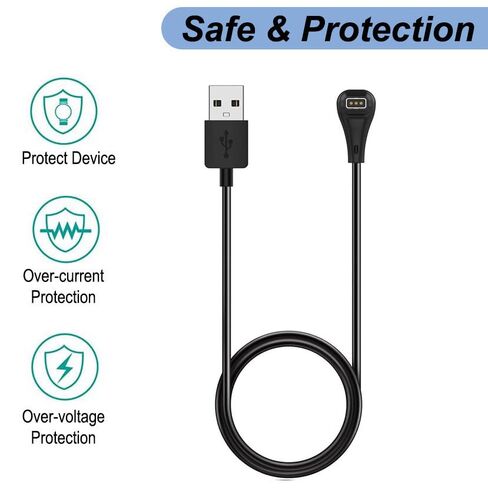 Emilydeals Charger for Coros Pace 4/Pace Pro/Apex 4/Nomad, Replacement USB Charging Cable for Coros Sport Watch (2-Pack, 3.3ft/1m) in Saudi Arabia