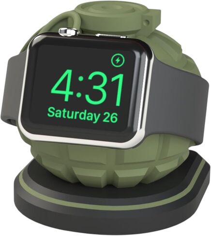 حامل ساعة Grenade متوافق مع ساعة Apple - هدايا فريدة للرجال والنساء، هدايا مضحكة له أو للأب، الجيش، الجيش، المحاربين القدامى in Saudi Arabia