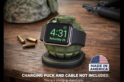 حامل ساعة Grenade متوافق مع ساعة Apple - هدايا فريدة للرجال والنساء، هدايا مضحكة له أو للأب، الجيش، الجيش، المحاربين القدامى in Saudi Arabia