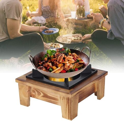 Alcohol Stove, Portable Barbecue Alcohol Oven Stove Furnace Kitchenware Cooking Utensil for Outdoor Picnic, Suitable for Soup Pot/Baking Tray/Kettle in Saudi Arabia