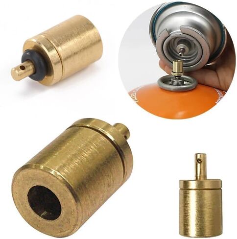 3Pack Outdoor Gas Refill Adapter Tips Inflation Valve Nozzle Connector, Fill Butane Tank Refill Adapter,for Cartridge Refilling Butane Cylinder Gas Tank Canister Bottle Stove Camping Hiking Burner in Saudi Arabia