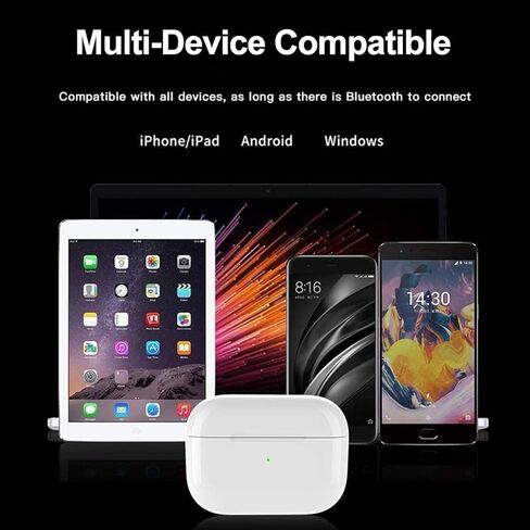 Wireless Ear Buds Airpods Pro (2nd Generation), Bluetooth Headphones with Charging Case Included, Over 30 Hours of Battery Life, Effortless Setup for iOS/Android in Saudi Arabia