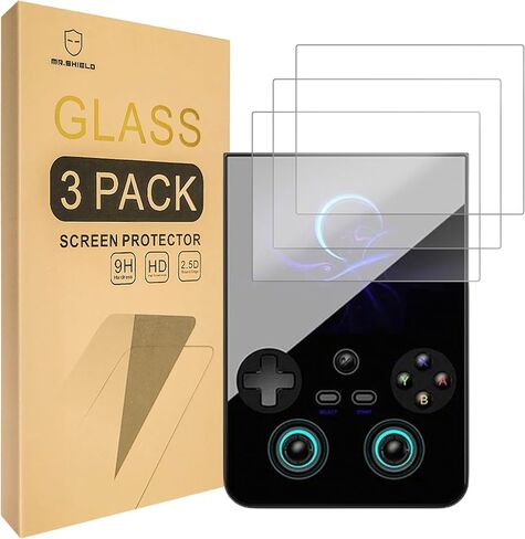 Mr.Shield Screen Protector compatible with ANBERNIC RG 477V [Tempered Glass] [3-PACK] [Japan Glass with 9H Hardness] in Saudi Arabia