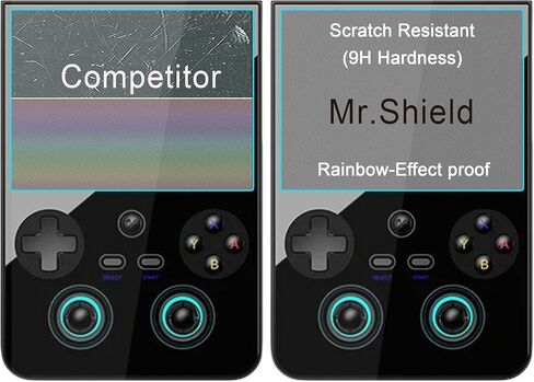 Mr.Shield Screen Protector compatible with ANBERNIC RG 477V [Tempered Glass] [3-PACK] [Japan Glass with 9H Hardness] in Saudi Arabia