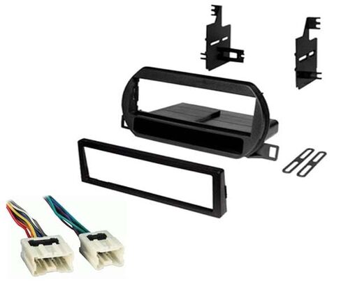 Car Stereo Single Din Radio Dash Kit and Wire Harness for Nissan Altima, 2002-2004, Without Factory Amplifier in Saudi Arabia