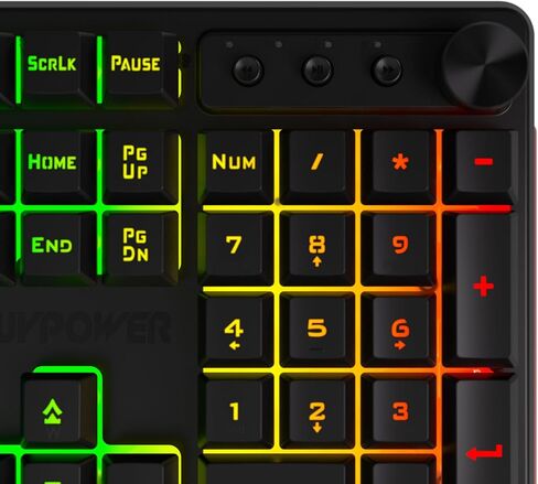 iBUYPOWER Chimera KM10 RGB مجموعة لوحة مفاتيح وماوس للألعاب - أسود in Saudi Arabia