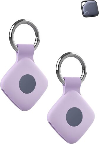 Case for UGREEN Tracker Tags - Superior Silicone Build, Shockproof & Anti - Slip. Fits Widely, Protects Against Scratches. Precise Cutouts Ensure Full Functionality.Purple(2 Pack). in Saudi Arabia