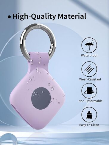 Case for UGREEN Tracker Tags - Superior Silicone Build, Shockproof & Anti - Slip. Fits Widely, Protects Against Scratches. Precise Cutouts Ensure Full Functionality.Purple(2 Pack). in Saudi Arabia