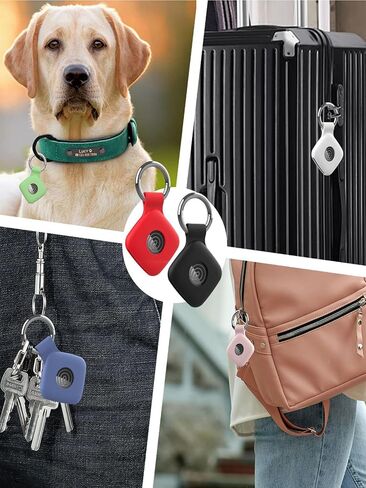 Case for UGREEN Tracker Tags - Superior Silicone Build, Shockproof & Anti - Slip. Fits Widely, Protects Against Scratches. Precise Cutouts Ensure Full Functionality.Purple(2 Pack). in Saudi Arabia