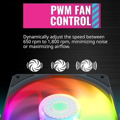 مبرد هواء وحدة المعالجة المركزية Cooler Master Hyper 212 EVO V2، حزمة SickleFlow 120 V2 ARGB، 4 أنابيب حرارية نحاسية للاتصال المباشر، مصابيح LED قابلة للتخصيص ARGB 3-Pin، مروحة PWM، لـ AMD Ryzen/Intel LGA1700/1200 in Saudi Arabia
