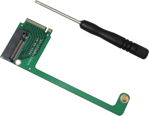 MEETOOT PCIe 4.0 M2 Adapter with Screwdriver Set 90 Degree 2230 to 2280mm SSD Upgrade Extension Adapter Electronics Computers Accessories in Saudi Arabia