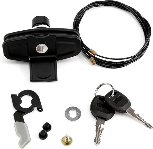 113436 Black Twist Handle Kit for Leer Truck Caps 100XQ, 100XL, 100XR and TSC700 Tonneau with Cables and 2 Keys in Saudi Arabia