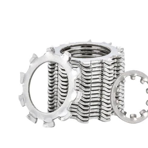 Washers,Flat Washer, Lock washers 50PCS M3 to M31 Serrated Washer Internal Toothed, Tooth Star Washers, Stainless Steel Gasket(M3.2) in Saudi Arabia
