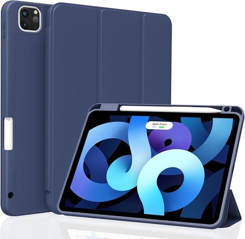حافظة لجهاز iPad Pro 11 بوصة الجيل الرابع/الثالث/الثاني، غطاء ذكي خفيف الوزن ونحيف للنوم/الاستيقاظ التلقائي، حافظة خلفية ناعمة من مادة TPU مع حامل قلم لجهاز iPad Pro 11" 2022/2021/2020، ماتشا جرين in Kuwait
