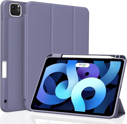 حافظة لجهاز iPad Pro 11 بوصة الجيل الرابع/الثالث/الثاني، غطاء ذكي خفيف الوزن ونحيف للنوم/الاستيقاظ التلقائي، حافظة خلفية ناعمة من مادة TPU مع حامل قلم لجهاز iPad Pro 11" 2022/2021/2020، ماتشا جرين in Kuwait