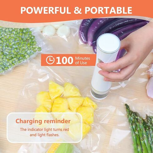 compact vacuum sealer,handheld portable vacuum sealer machine use for food Extend storage time in Saudi Arabia