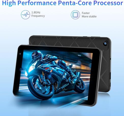 أجهزة لوحية بنظام Android 15 مقاس 7 بوصات، وذاكرة وصول عشوائي (RAM) سعة 8 جيجابايت (3+5 جيجابايت قابلة للتوسيع) قابلة للتوسيع إلى 1 تيرابايت، وواي فاي بسرعة 5 جيجا هرتز، وخمسة مراكز، وشاشة IPS، وكاميرا مزدوجة، وواي فاي بلوتوث 3500 مللي أمبير في الساعة أسو in Kuwait