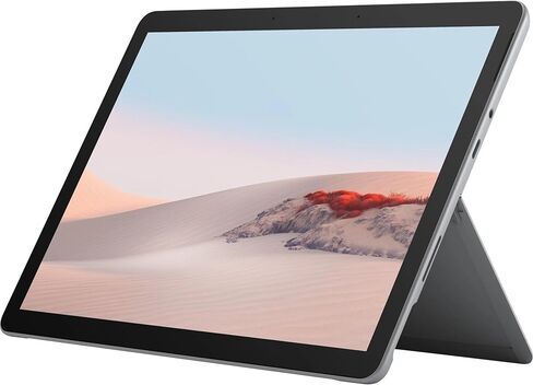 كمبيوتر لوحي Microsoft Surface Go 2، كمبيوتر محمول 10.5 بوصة قابل للفصل 2 في 1، Intel Pentium Gold 4425Y، ذاكرة الوصول العشوائي 4 جيجا، 64 جيجا eMMC، Full HD (1920x1280)، Windows 11 Pro (متجدد) in Saudi Arabia