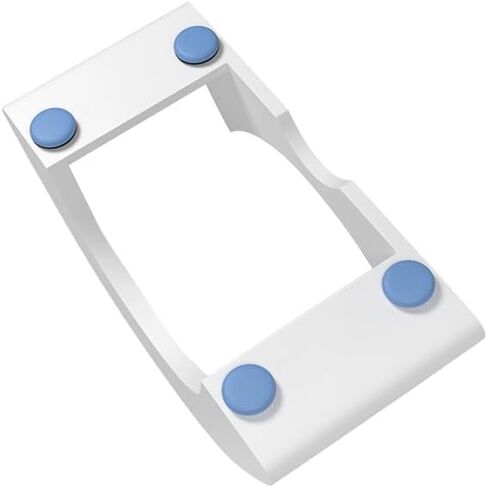 حامل Mac Studio لأجهزة M4/M2/M1 (2022–2024)، حامل سطح المكتب الرأسي يعمل على تحسين تدفق الهواء والتبريد، تصميم موفر للمساحة مع قاعدة مضادة للانزلاق - أبيض in Saudi Arabia