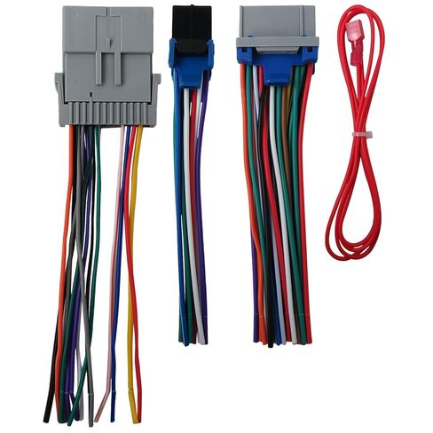 Xspeedonline Aftermarket Radio Wiring Harness Kit - Male Female Plug, 12V Power Red Wire, Fit for Chevrolet Silverado 2007 Classic Models ONLY in Saudi Arabia