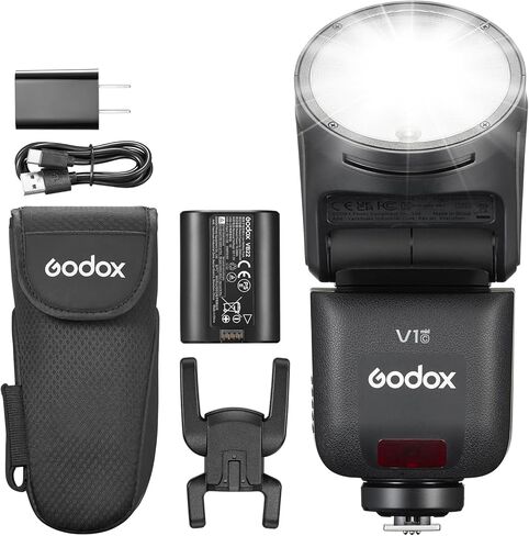 Godox V1 MID C for Canon, 55W Round Head Flash for Wedding/Event in Saudi Arabia