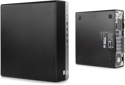 كمبيوتر مكتبي HP EliteDesk 800 G4 SFF Win11 Pro، Intel Quad Core i5-8500، ذاكرة الوصول العشوائي DDR4 سعة 32 جيجابايت، SSD 512 جيجابايت، DisplayPort، RJ-45، WiFi، بلوتوث (متجدد) in Kuwait