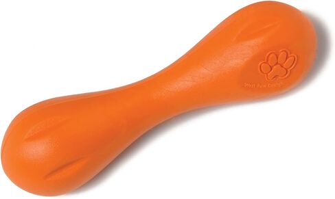 لعبة مضغ عظمة الكلب من WEST PAW Zogoflex Hurley - ألعاب الحيوانات الأليفة القابلة للطفو للمضغ العدواني، والصيد، والجلب - عظام ملونة زاهية للكلاب - قابلة لإعادة التدوير، آمنة للاستخدام في غسالة الأطباق، وغير سامة، كبيرة، أكوا in Kuwait