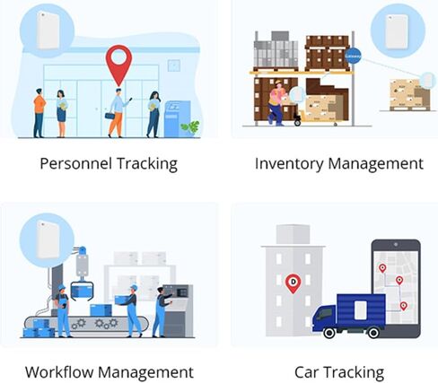 Feasycom FSC-BP106 بلوتوث قابل للبرمجة 5.1 منخفض الطاقة iBeacon Eddystone مقاوم للماء منارة BLE صغيرة للتتبع والموقع وتحديد المواقع in Kuwait