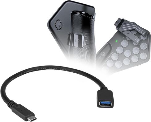 BoxWave Cable Compatible with GameSir F7 Claw Tablet - USB Expansion Adapter, Add USB Connected Hardware to Your Phone in Saudi Arabia