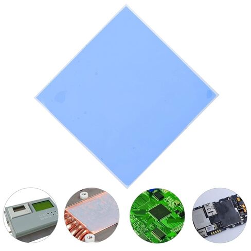 Kadimendium Thermal Conductivity Thermal Pads Customizable Heat Conduction for Electronics Projects Suitable for DIY Enthusiasts Silicon Blue 100x100x3mm in Saudi Arabia