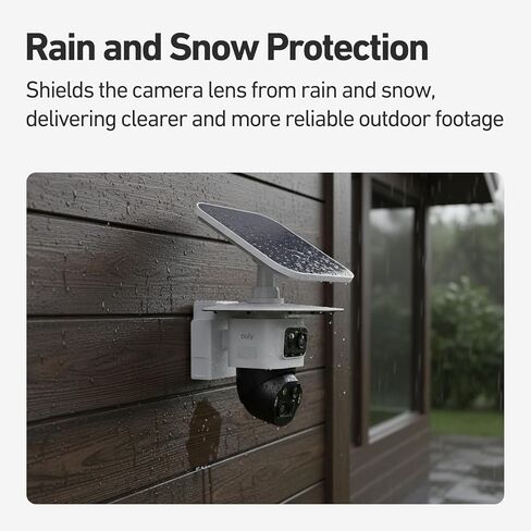 Holicfun Sun and Rain Visor for Eufy Security eufyCam S4 - غطاء ظل الكاميرا الواقي المقاوم للطقس in Saudi Arabia