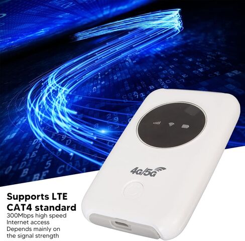 جهاز توجيه مودم USB WiFi Yosoo Health Gear LTE، 5G Tspot مفتوح بسرعة 150 ميجابت في الثانية، 3200 مللي أمبير في الساعة، فتحة بطاقة Sim، Sim Rour 5G للسفر واستخدام الأعمال in Kuwait