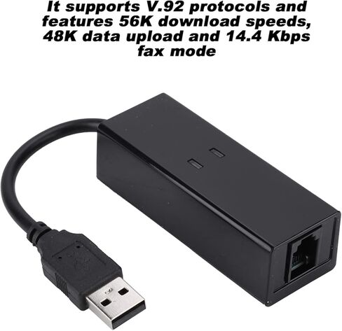 USB 2.0 56K مودم فاكس اتصال سريع للاتصال السريع بالإنترنت على أجهزة الكمبيوتر الشخصية المناسبة لنظام Win 7 in Kuwait