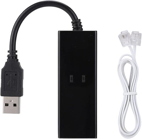 USB 2.0 56K مودم فاكس اتصال سريع للاتصال السريع بالإنترنت على أجهزة الكمبيوتر الشخصية المناسبة لنظام Win 7 in Kuwait