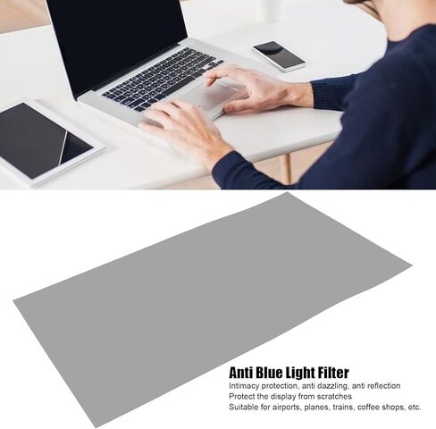 23.8 Inch Computer Screen Filter 16:9 for Widescreen Monitor, Anti Glare Anti Scratch Anti Blue Light Protector Film for Data Confidentiality, Eye in Saudi Arabia
