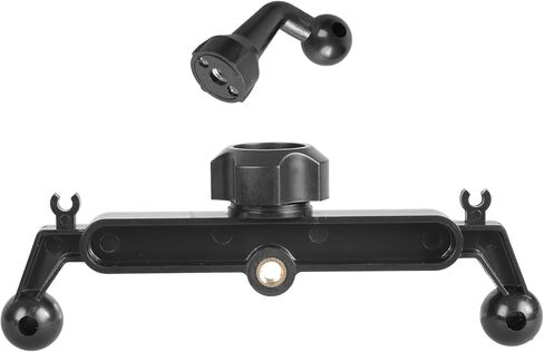 17mm Ball Head Joint Splitter with 1/4 Extension Car Mounts Live Broadcast Equipment Multiple Angles in Kuwait