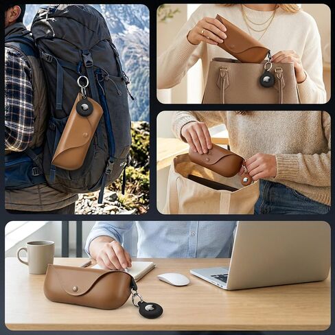 متوافق مع Apple AirTag لحافظة النظارات الذكية Ray-Ban Meta، حامل لاصق مخفي، متتبع مضاد لفقدان النظارات وحافظة النظارات الشمسية in Kuwait