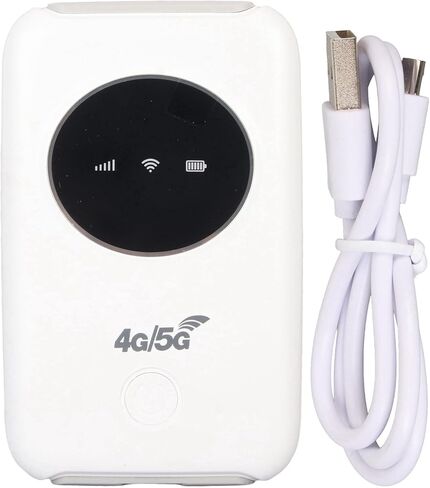 مودم Estink 4G LTE USB WiFi، نقطة اتصال متنقلة محمولة مع بطارية 3200 مللي أمبير في الساعة وفتحة بطاقة SIM للسفر والأعمال في الهواء الطلق، ما يصل إلى 10 أجهزة متصلة بالإنترنت عالي السرعة بسرعة 150 ميجابت في الثانية in Kuwait